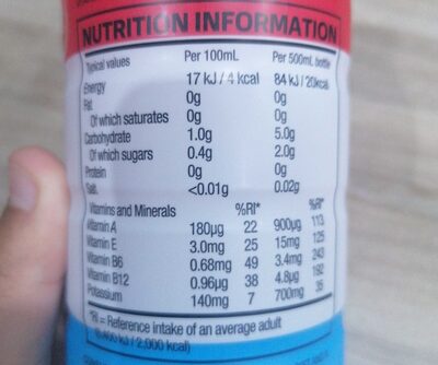 Prime Ice Pop Hydration Drink Multipack, 12 X 500 Ml