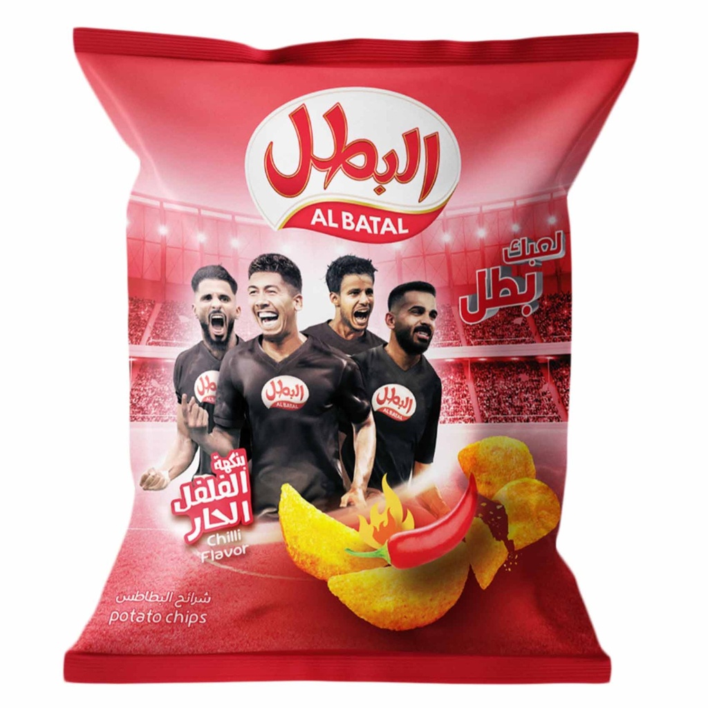 البطل بطاطس فلفل حار 110جم - صورة 2