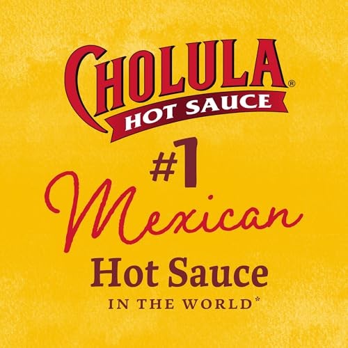 Cholula Hot Sauce, Extra Hot, Product of Mexico, Blend of Arbol & Piquin Peppers for Bringing Extra Hot Heat to Tacos, Eggs, Pizza and More, 5 Fl Oz
