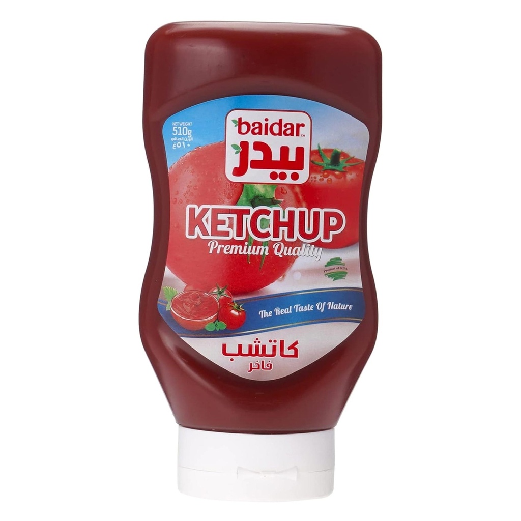 بيدر كاتشب الطماطم ضغاط 510 غرام