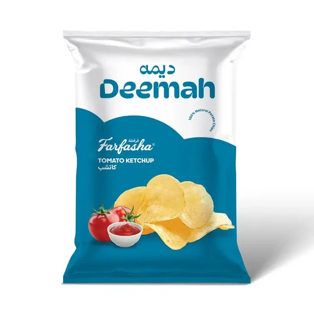 بطاطس فرفشة بالكاتشب