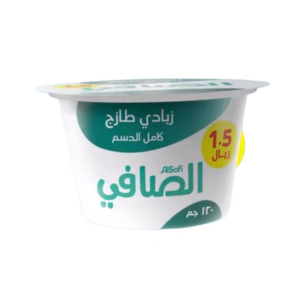 زبادي الصافي كامل الدسم 120جم
