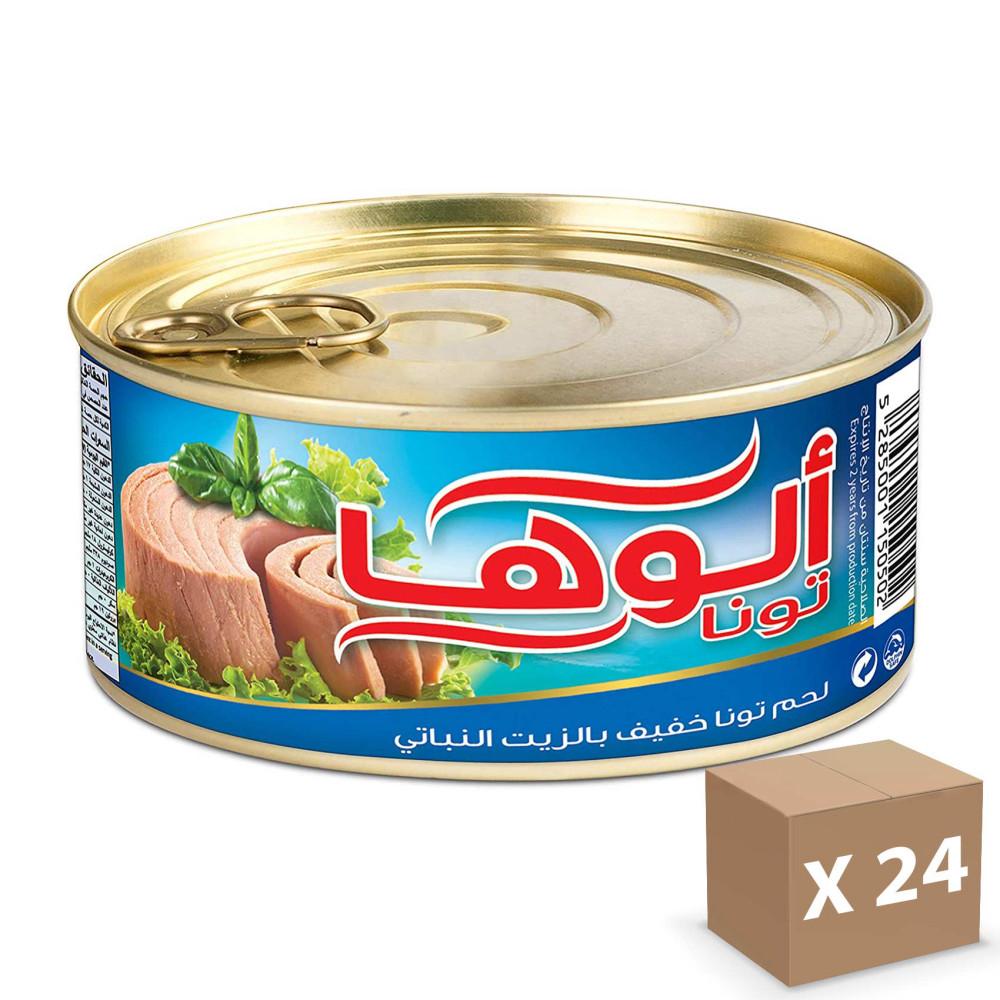 تونا الوها خفيف زيت نباتي 100 جم