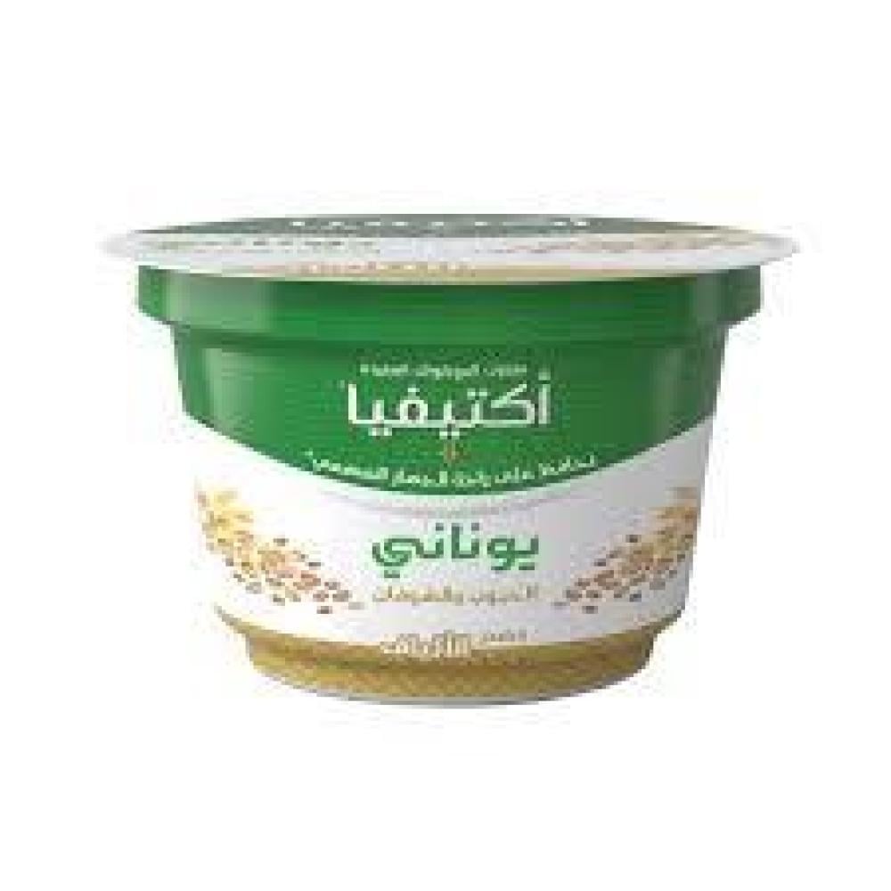 زبادي اكتيفيا حلى يوناني الحبوب والشوفان الصافي
