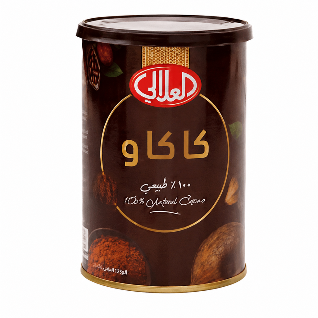 العلالي كاكاو مسحوق ناعم بني غامق 127 جم