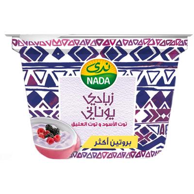 زبادي يوناني توت بري & عليق 160  جم ندي