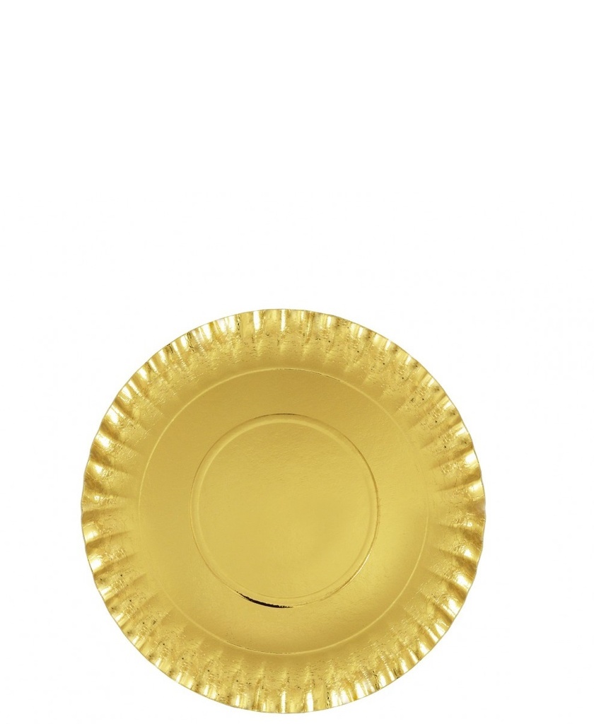 صحن ذهبي دائري 1.5*300مل