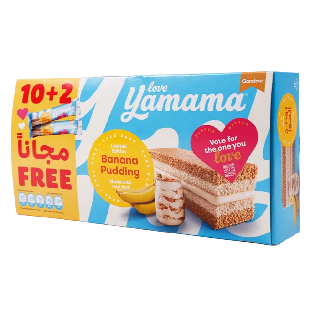 يمامة كيك بودينج الموز 20 جم*12