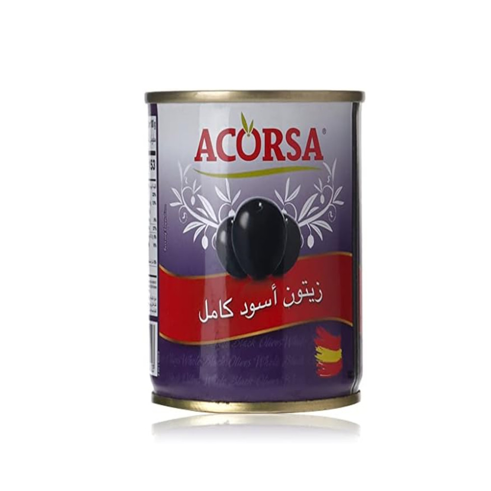 اكورسا زيتون اسود حب كامل 100  غرام