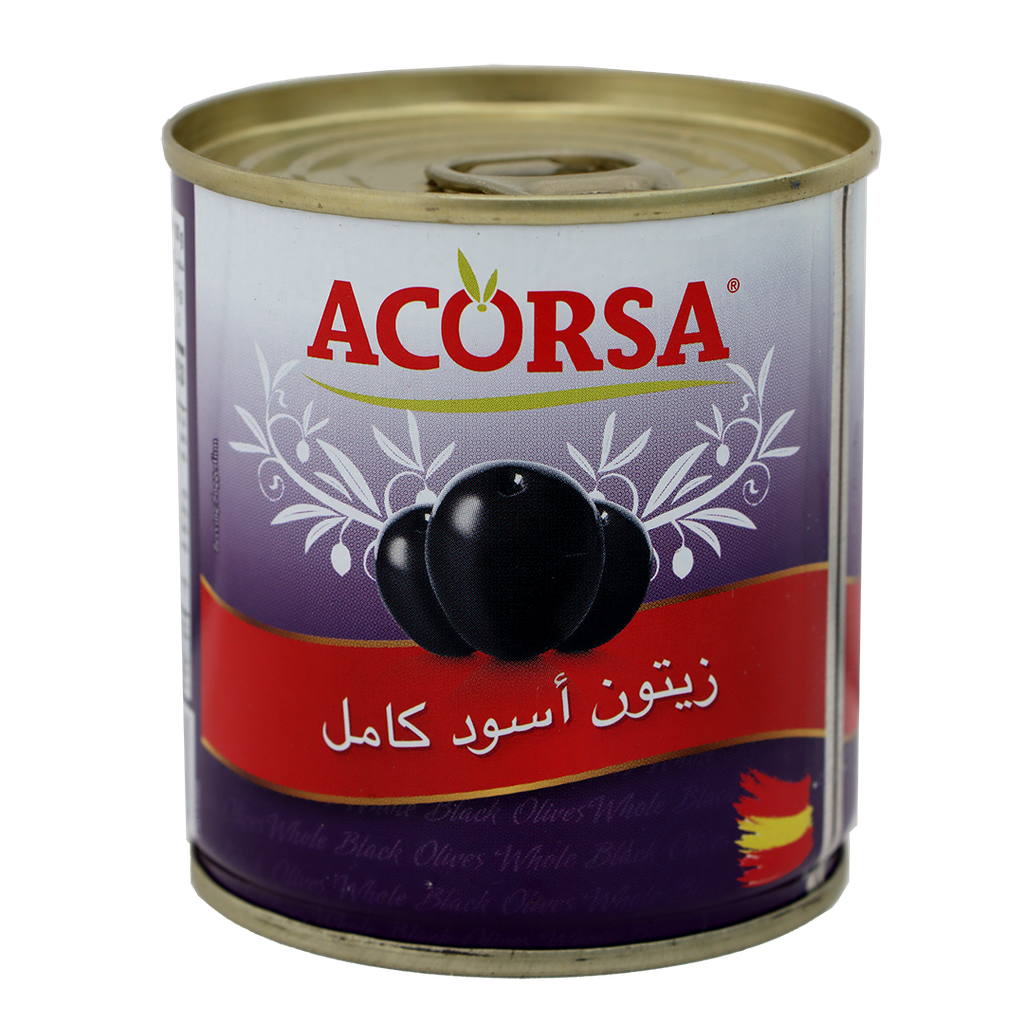 اكورسا زيتون اسود حب كامل 100  غرام