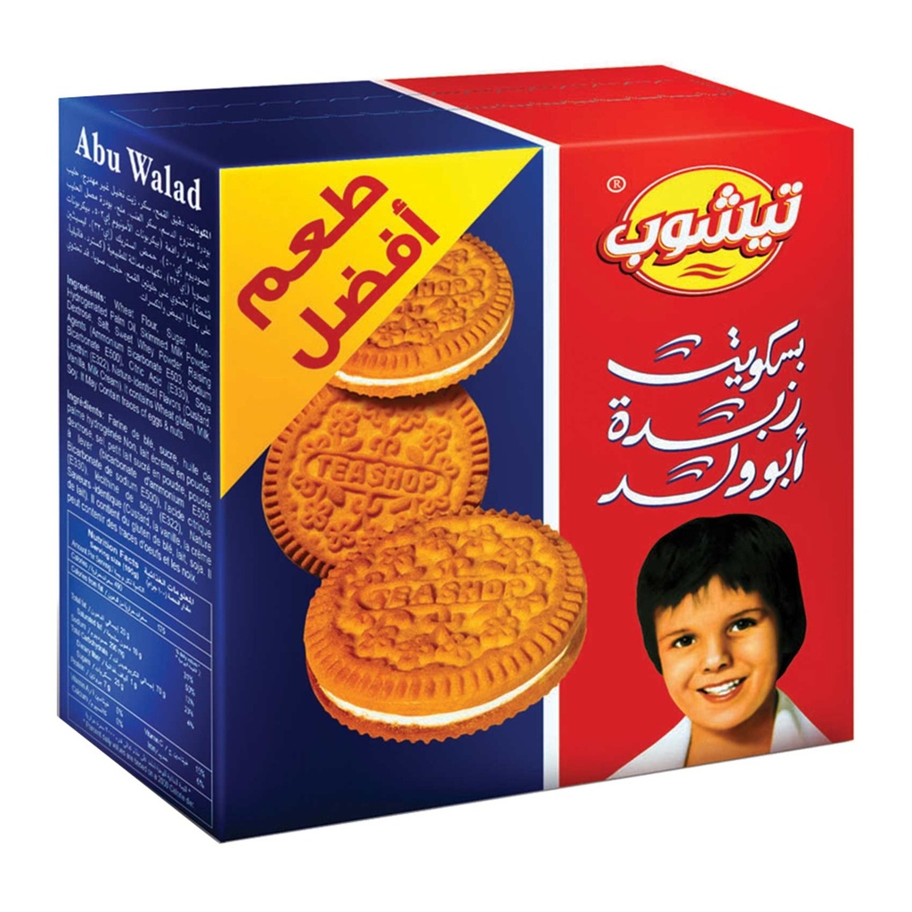 تيشوب بسكوت ابو ولد 90جم