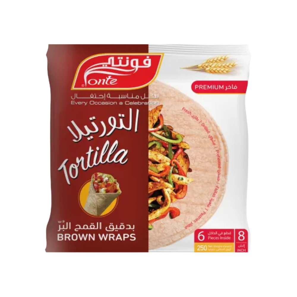 فونتي تورتيلا 250جم 8انش