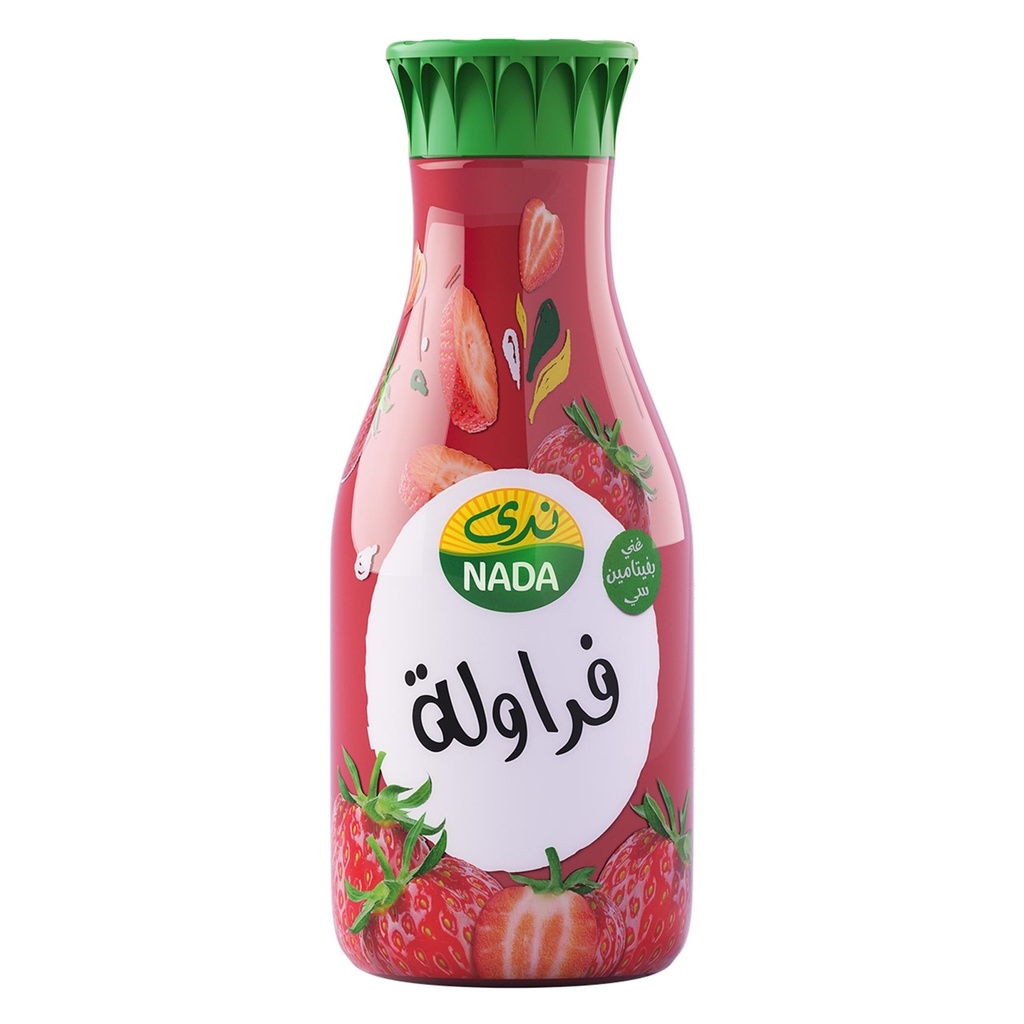 عصير نكتار الفراولة ندي 1.3  لتر