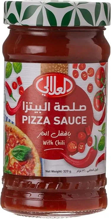 العلالي صلصة البيتزا بالفلفل الحار 320  جم