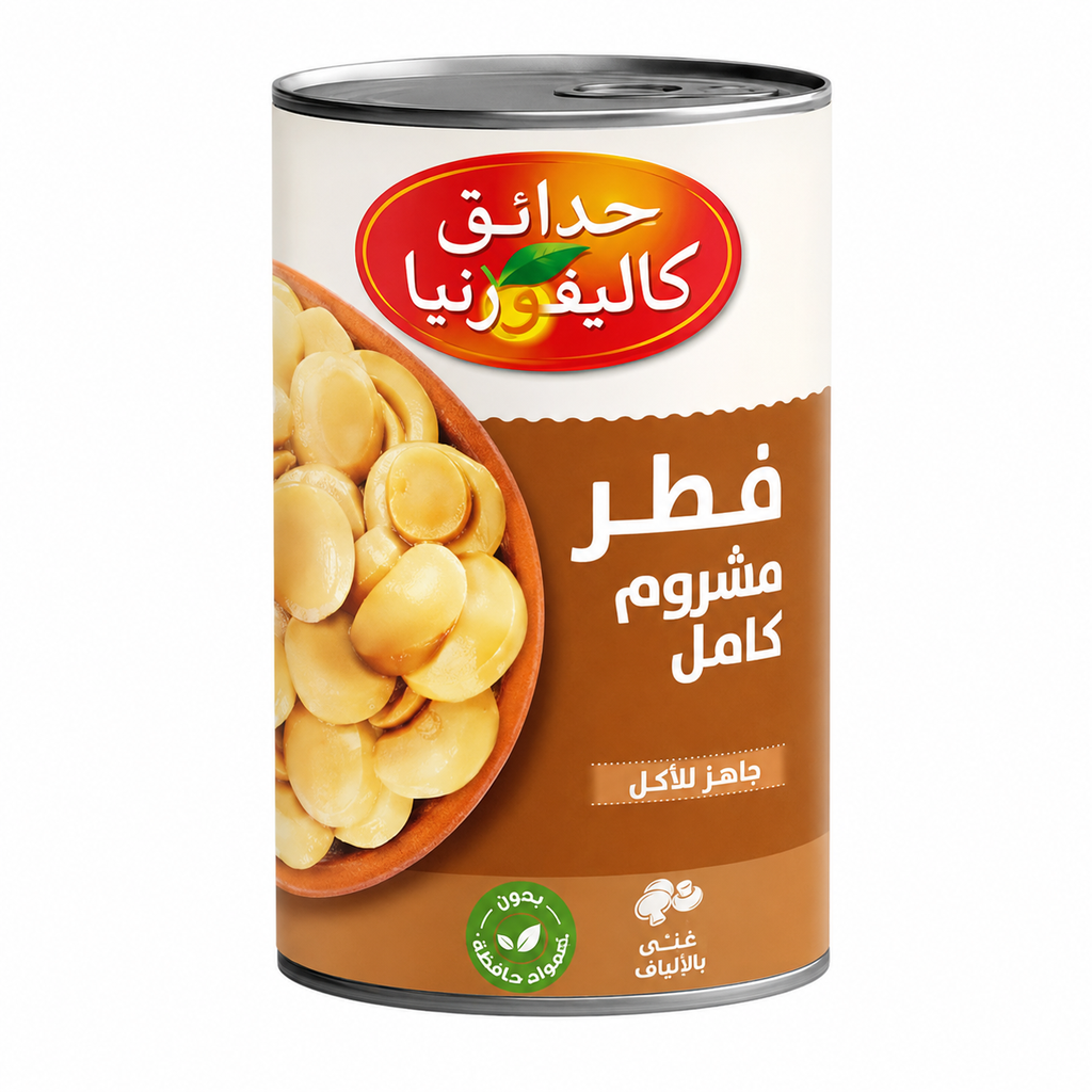 كاليفورنيا فطر مشروم كامل 425 جم