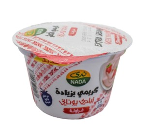 زبادي اكسترا كريمى فراولة 160  جم ندى