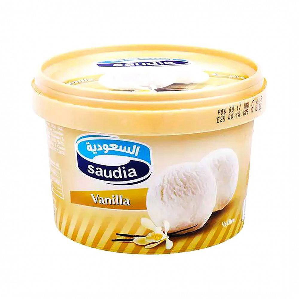 اءيس كريم السعوديه بابو فانيلا 24*110  مل
