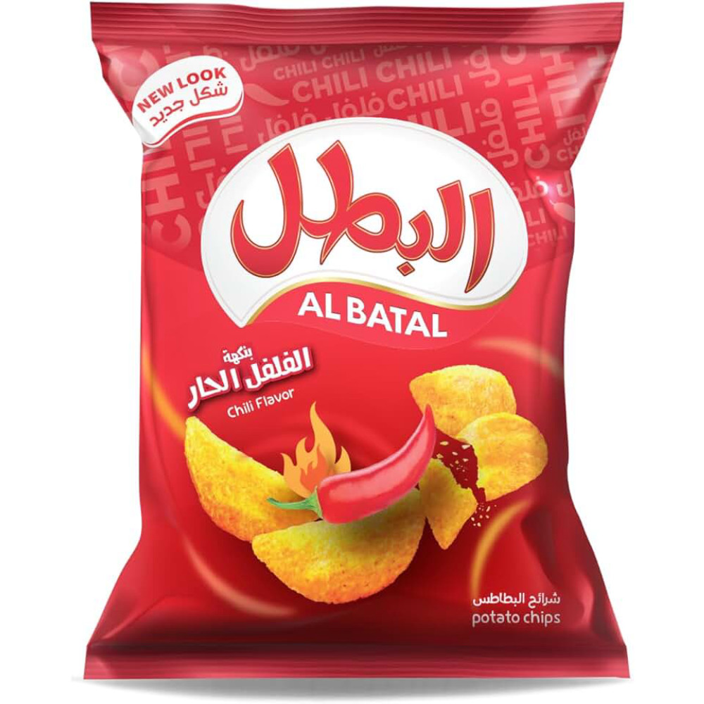 البطل بطاطس فلفل حار 65جم