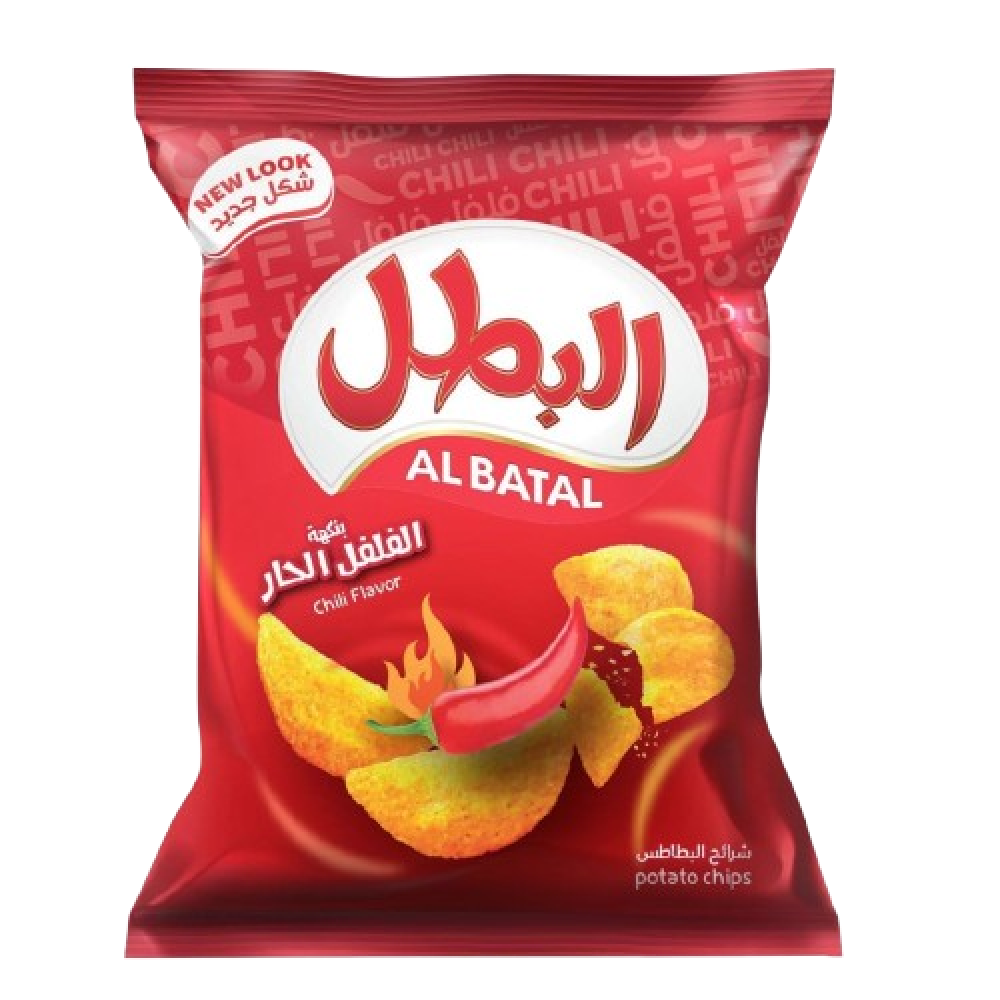 البطل بطاطس فلفل حار 65جم
