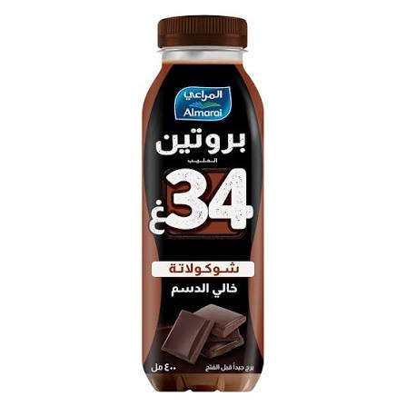 حليب بروتين شوكولاتة المراعي 400مل