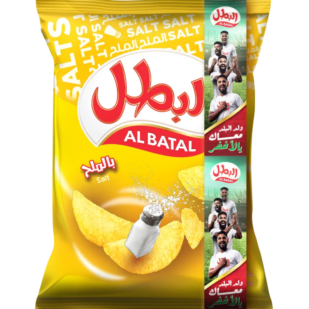 البطل بطاطس ملح 12جم