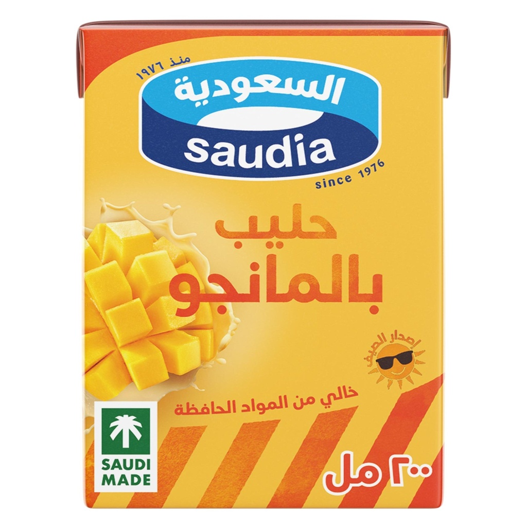 حليب السعودية بالمانجو 200مل