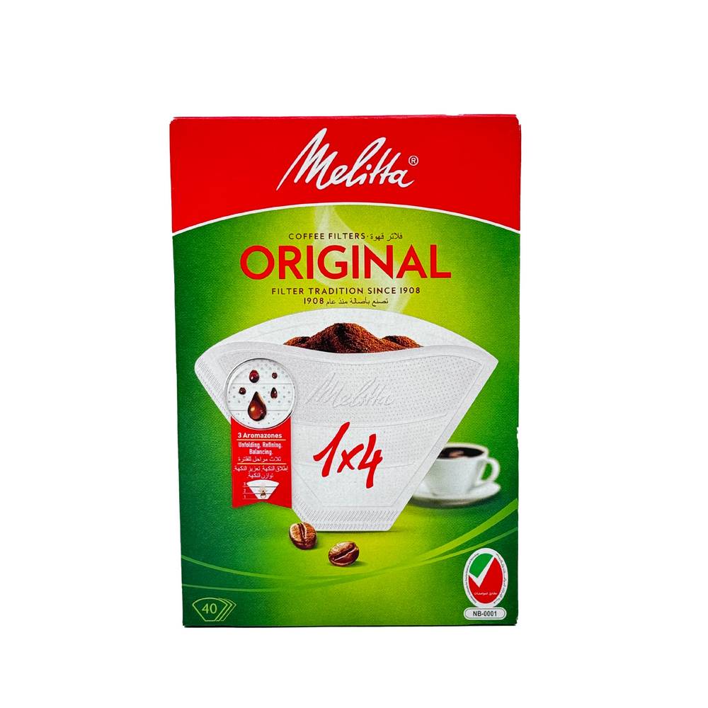 ميلتا فلتر قهوه 4*1 .صف
