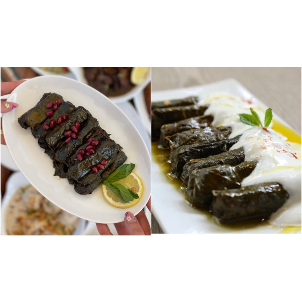 زقطة عنب بلدي صحن