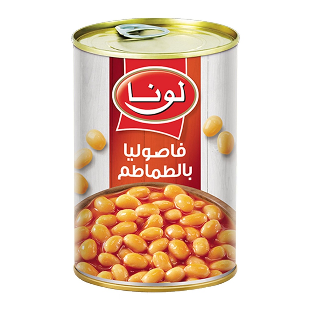 فاصوليا بالطماطم لونا 380جم