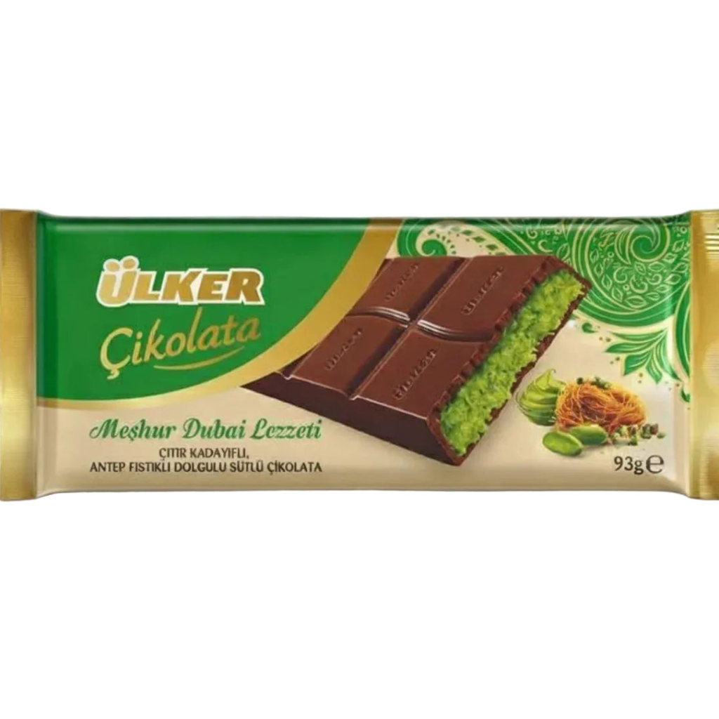اولكر شوكلاته بالفستق دبي 93جم