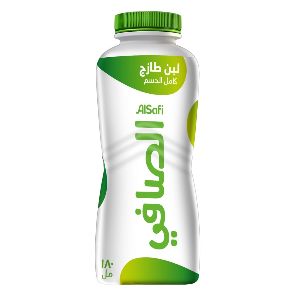 لبن الصافي كامل الدسم 180مل