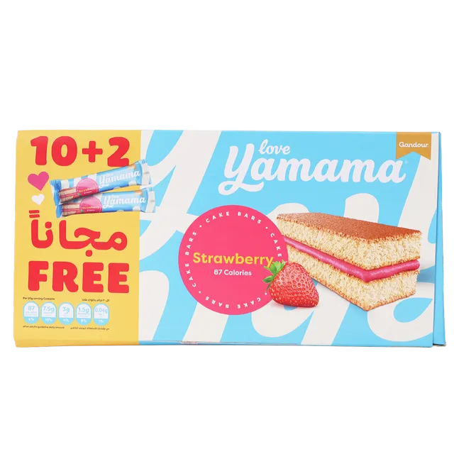 يمامة كيك بالفراولة 20  جم 10+2