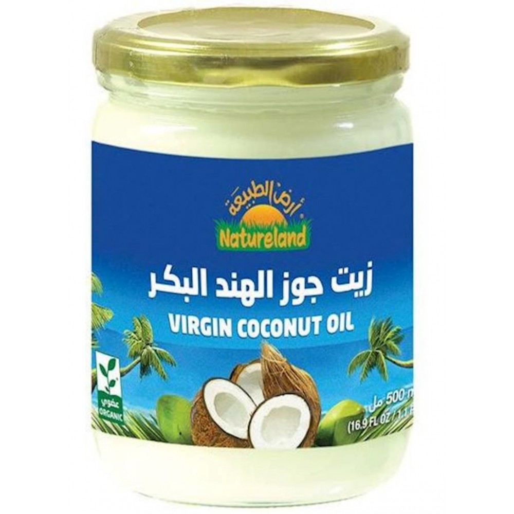 زيت جوز الهند البكر 500  مل - عضوى