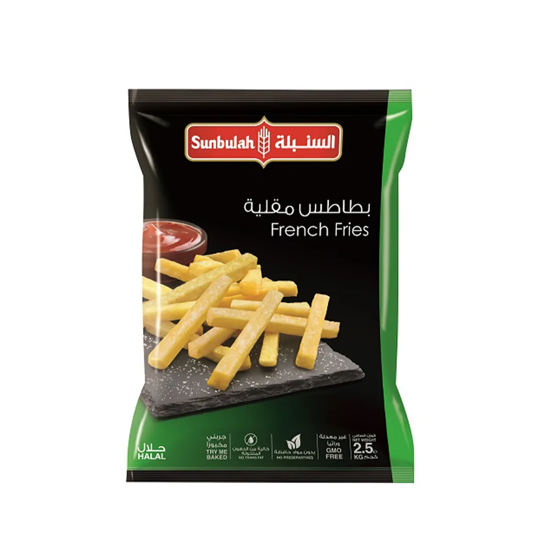 السنبلة بطاطس للقلي 10مم 2.5  كجم