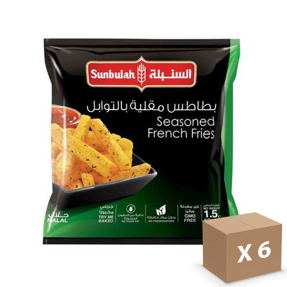 بطاطس السنبلة للقلي 10مم 2.5كجم