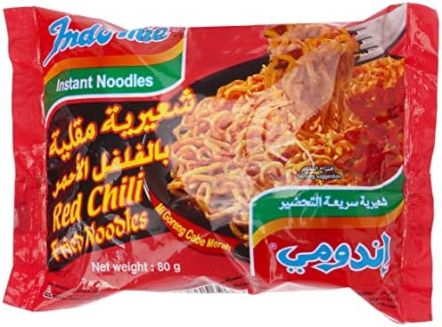 اندومي مقلية فلفل احمر 80جم