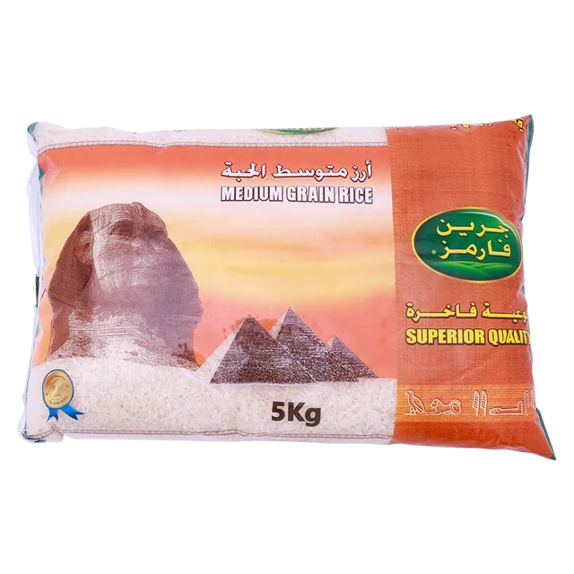 جرين فارمز ارز متوسط الحبة 5كجم