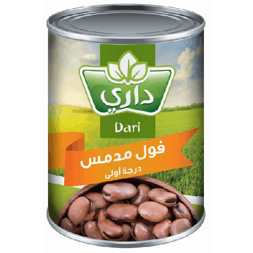 فول مدمس داري معلب 400  مل - المنجم
