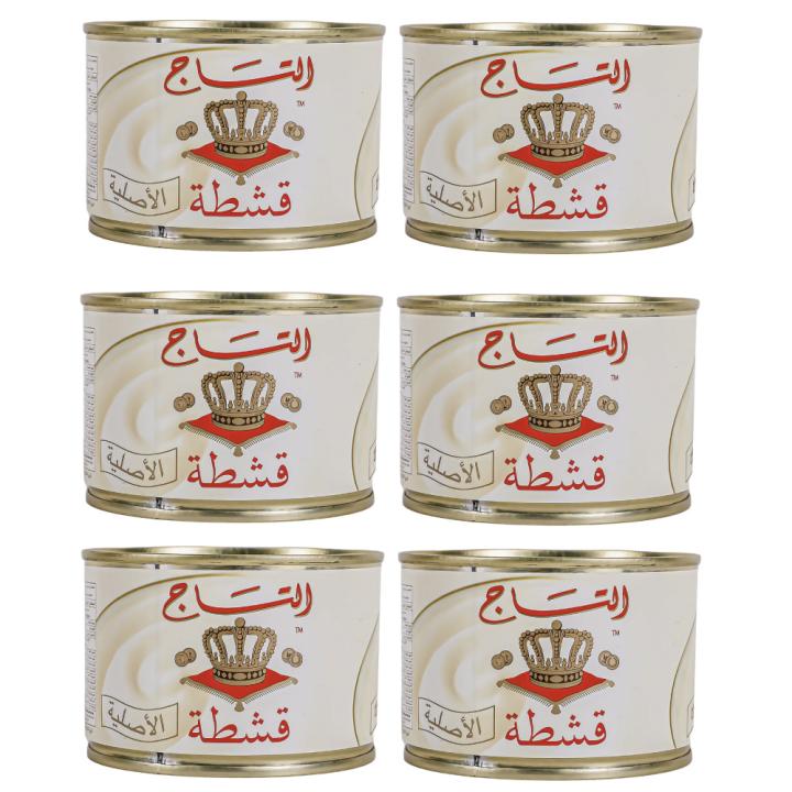 قشطة التاج الاصلية عبوة التوفير شدة 6