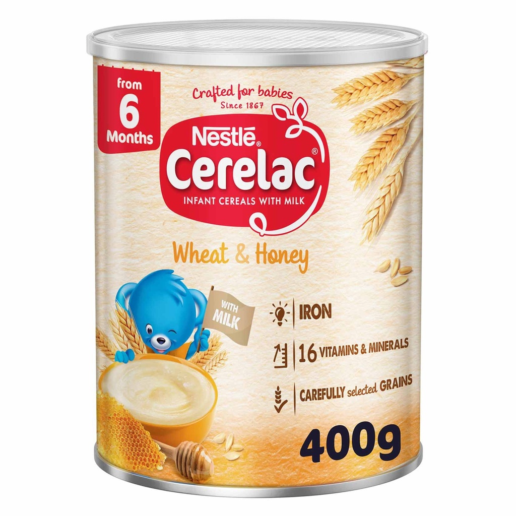 نستلة سيريلاك القمح و العسل بالبيفيدوس 400  غ