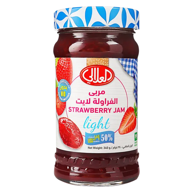 العلالي مربي الفراولة لايت 340 جم