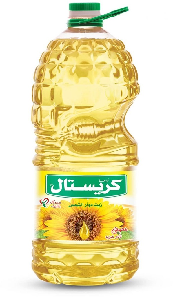 زيت دوار الشمس كريستال 1.5  لتر