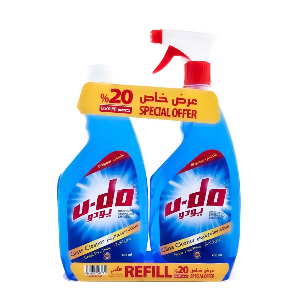 يودو ملمع زجاج 700*2  مل