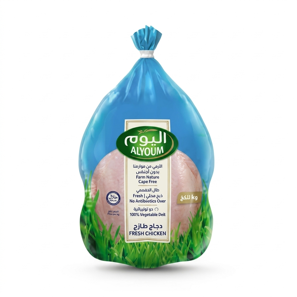 دجاج اليوم كيس 900  جم