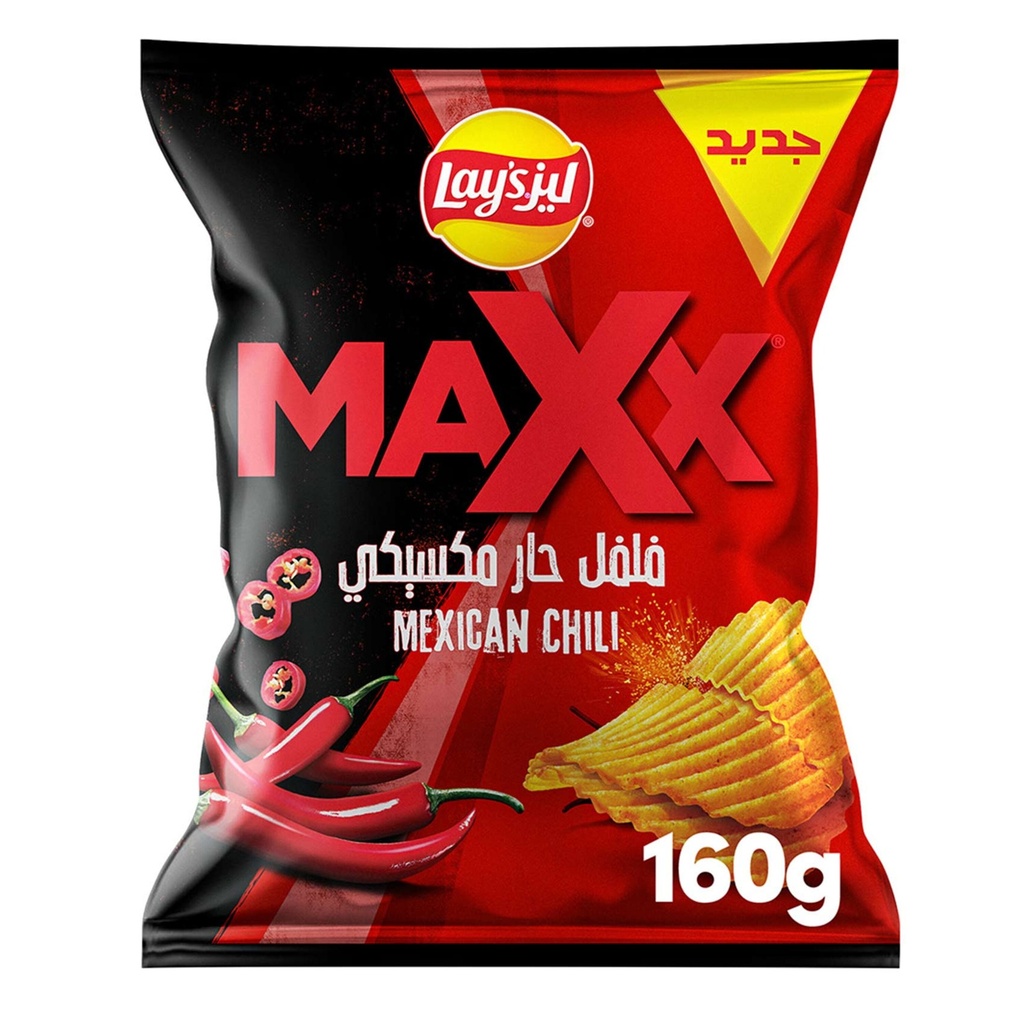 ليز ماكس فلفل حار مكسيكي 160جم
