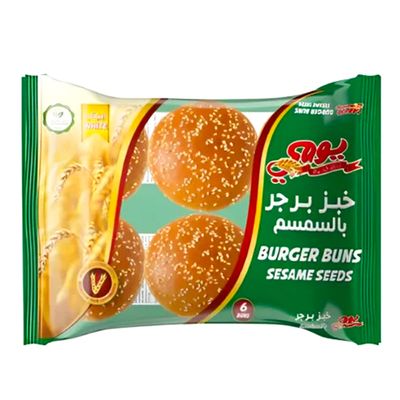 خبز برجر 6 حبة