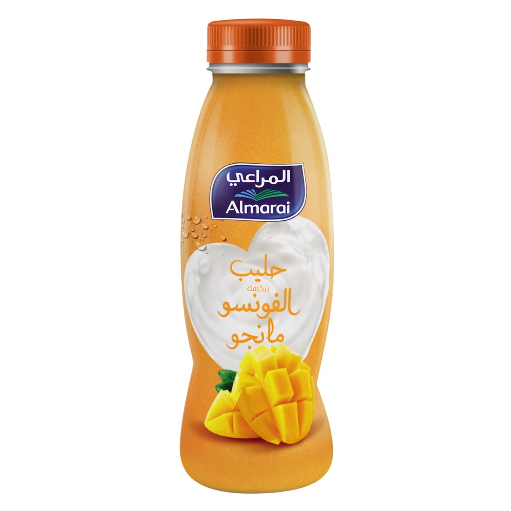 حليب بنكهة الفونسو مانجا المراعي 360مل