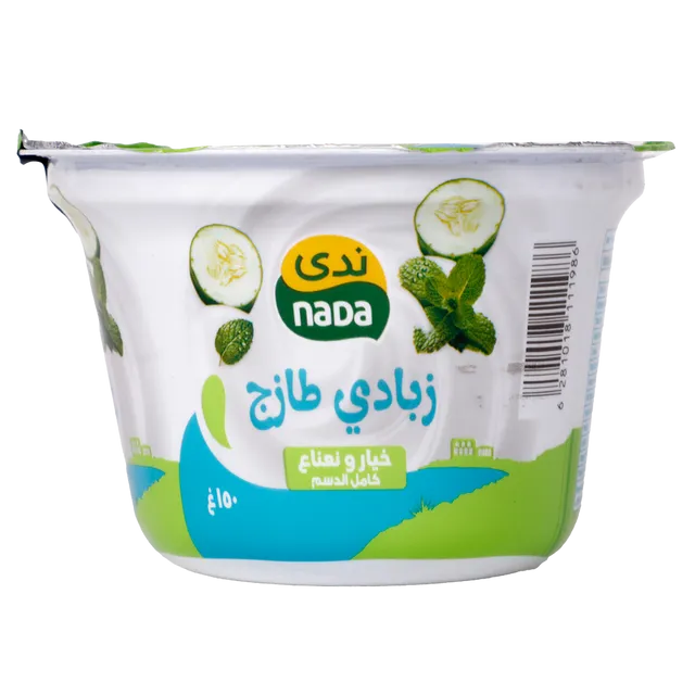 زبادي بالخيار و النعناع - 170 جم - ندى