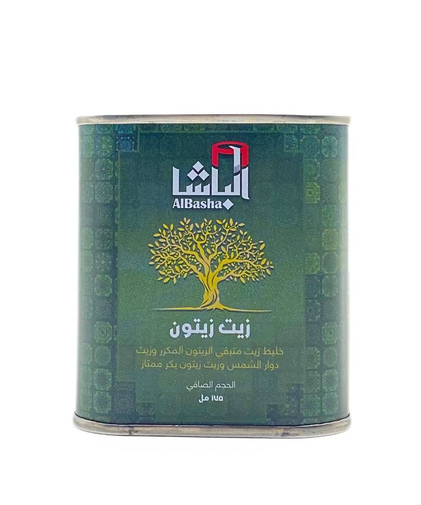 زيت زيتون متبقي الباشا حديد 175  مل