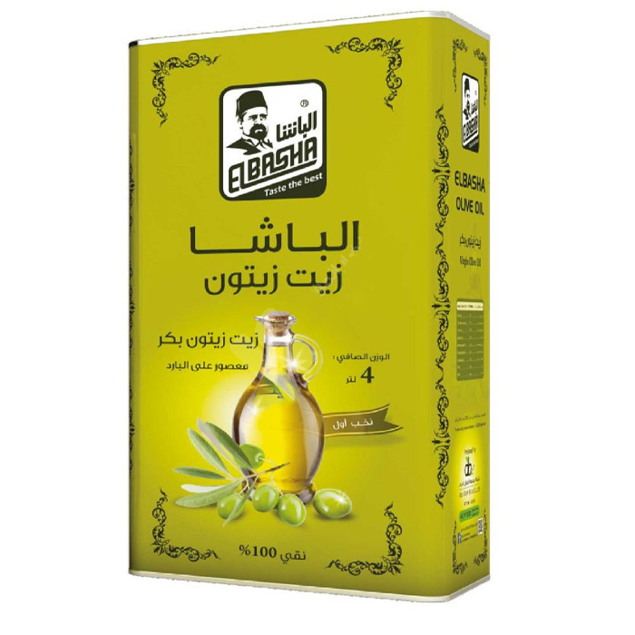 زيت زيتون متبقي الباشا 4  لتر زجاج